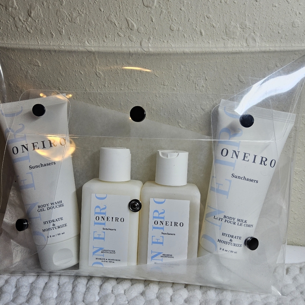 Oneiro Sunchasers Kit - Shampoo, Conditioner, Body Wash & Body Milk (new)